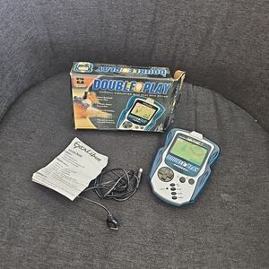 Vintage Retro Double Play Handheld Electronic Baseball Simulation Excalibur Game